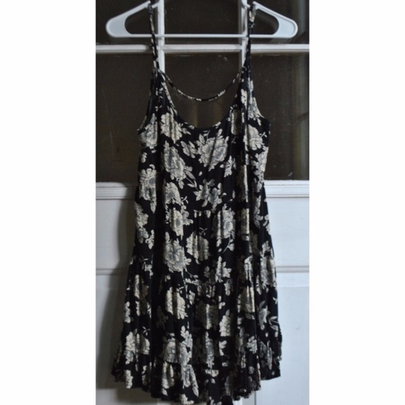 Brandy Melville Dresses & Skirts - Brandy Melville | Black Floral Jada Dress